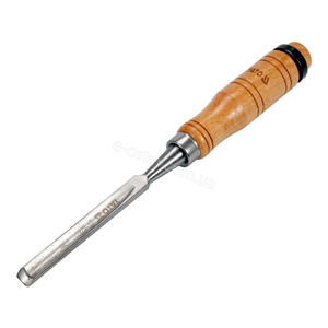 Стамеска  8 мм, напівкругла з дерев’яною ручкою, CrV YATO YT-62820