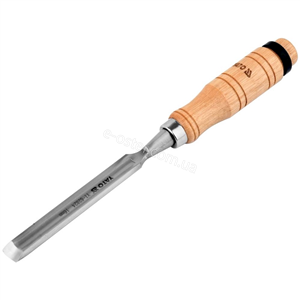 Стамеска 16 мм, напівкругла з дерев’яною ручкою, CrV YATO YT-62824